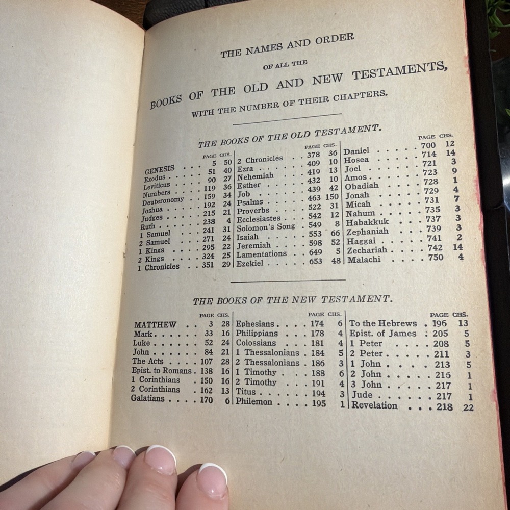 Holy Bible World 1941 KJV Genuine Leather Concordance Vtg World Pub - Picture 7 of 8